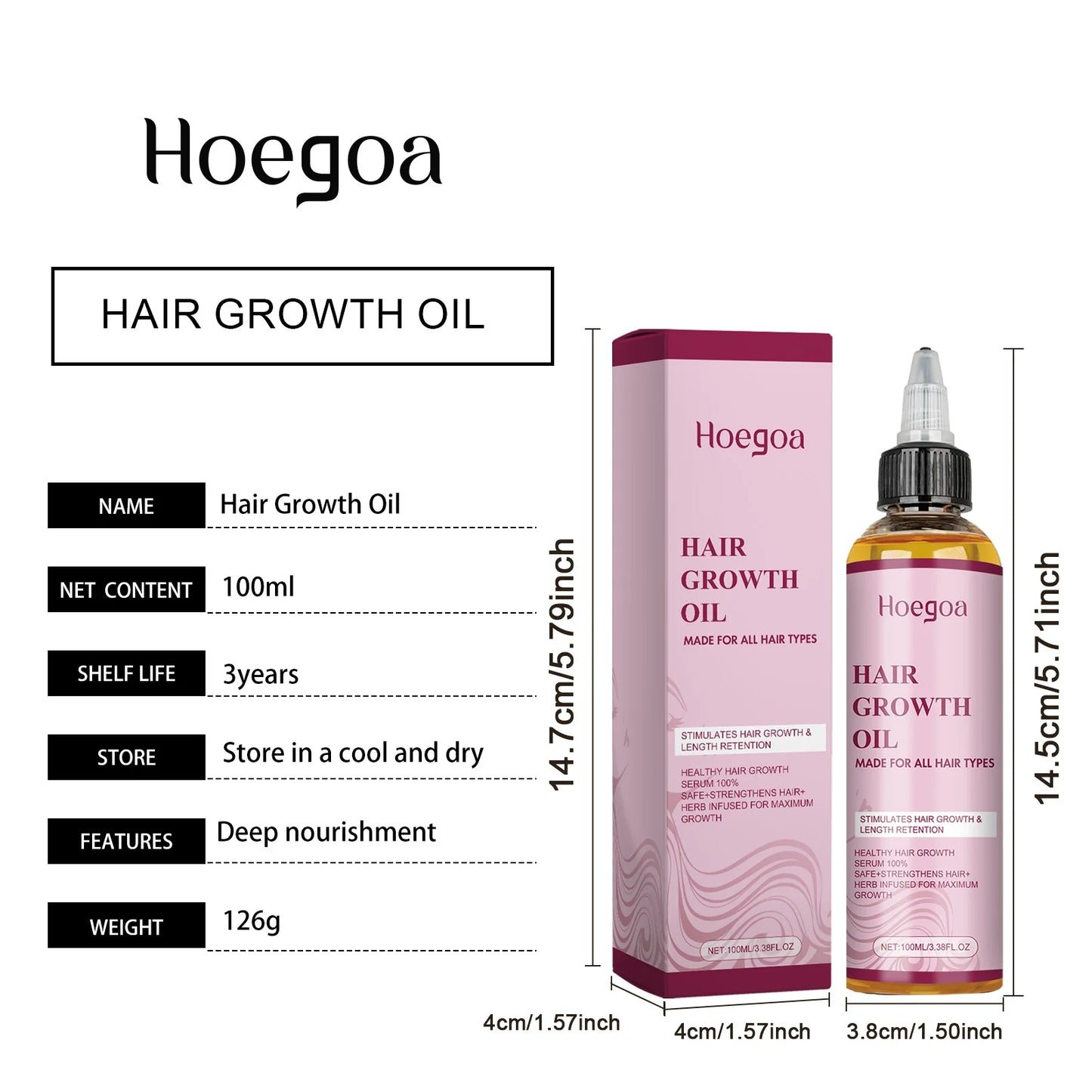 Nourishing Hair Care Oil for Dry & Frizzy Hair | Hydrates & Smooths