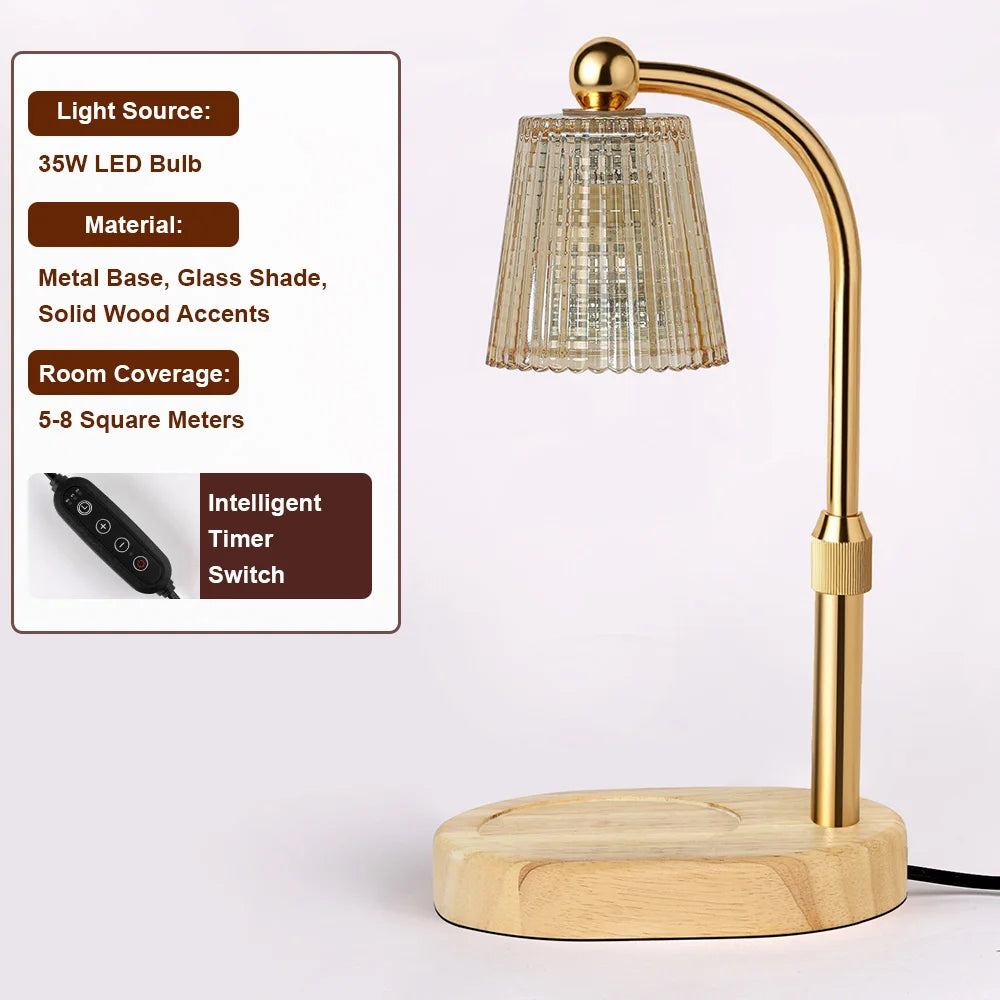 Electric Wax Melts Timer Candle Warmer Lamp | Aromatherapy Decor