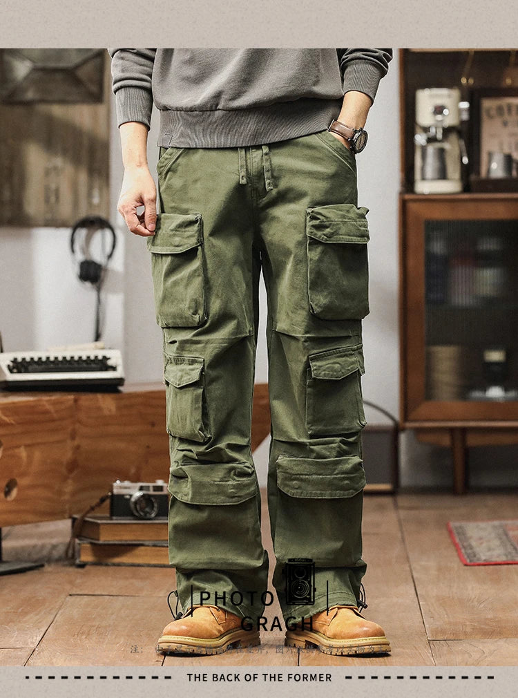 Versatile Men's Cargo Jogger Pants for Outdoor Adventures