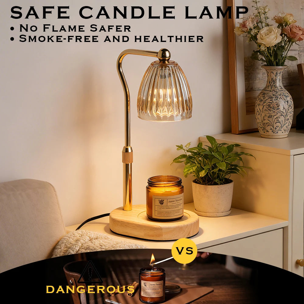 Electric Wax Melts Timer Candle Warmer Lamp | Aromatherapy Decor
