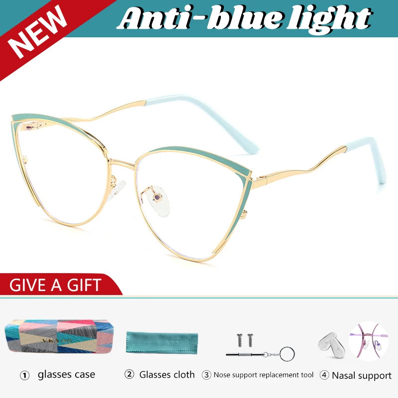 Personalized Cat Eye Glasses for Women | Customizable Style & Comfort