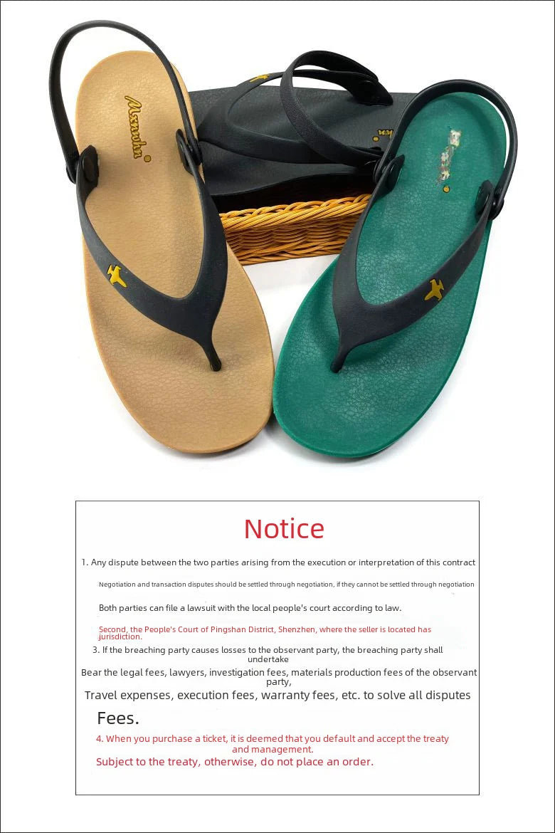 Stylish Casual Men's Sandals | Comfortable Slip-on Loafers