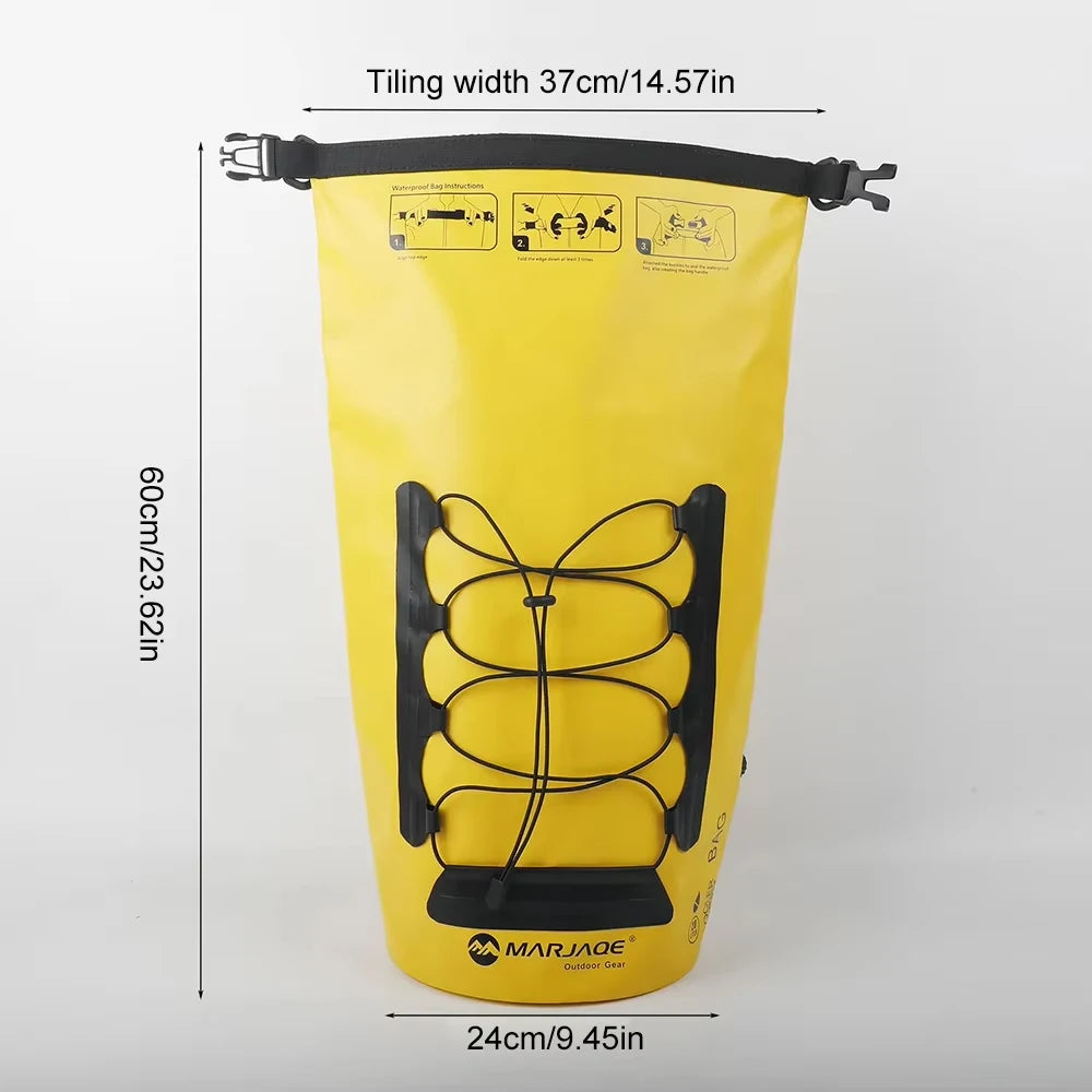 20L Lightweight Waterproof Dry Bag for Kayaking & Camping