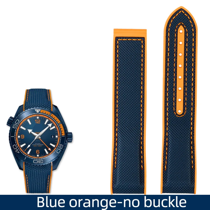 Versatile Nylon Rubber Watchband | Durable Comfort Strap