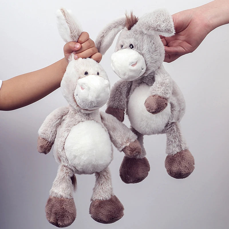 Soft Cuddly Donkey Plush Toy | Adorable Stuffed Animal Decor