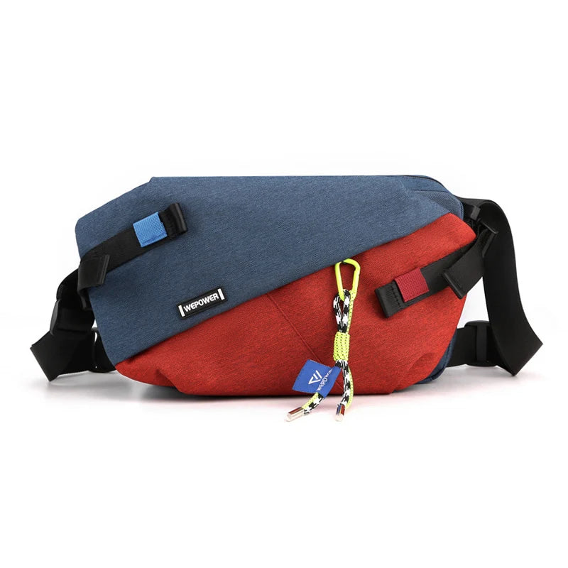 High Quality Nylon Panelled Waist Packs for Unisex Casual Outdoor Use