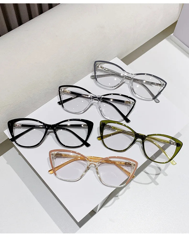 High Definition Anti Blue Light Cat Eye Glasses | Stylish Eye Protection