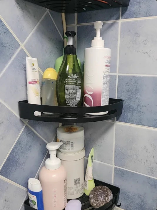 No Drill Shower Shelf | Strong Adhesive Bathroom Organizer