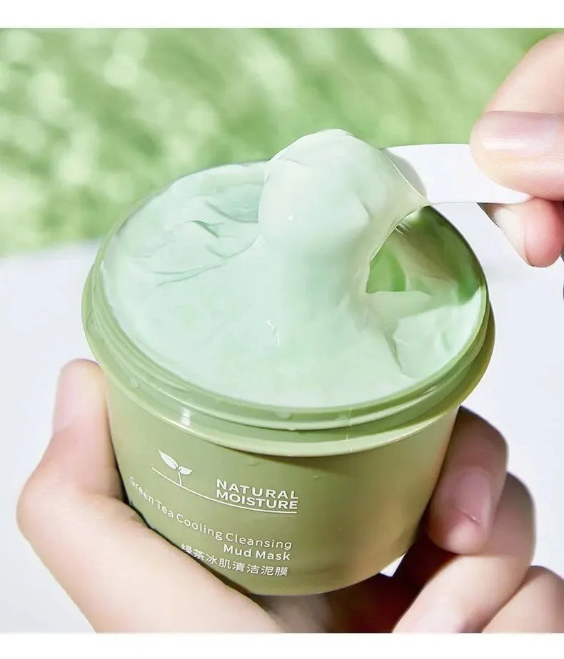 Green Tea Ice Mud Mask | Refreshing Cleansing & Moisturizing
