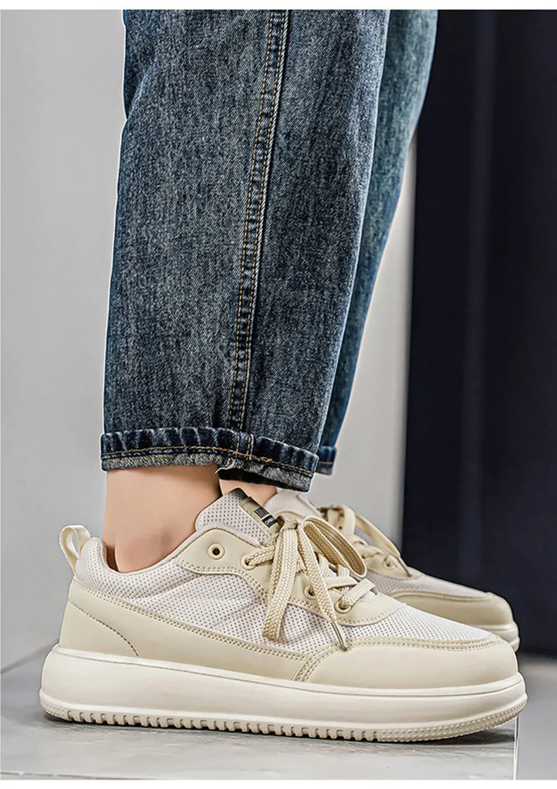 Men's Casual Wide Toe Shoes | Breathable and Comfortable Sneakers