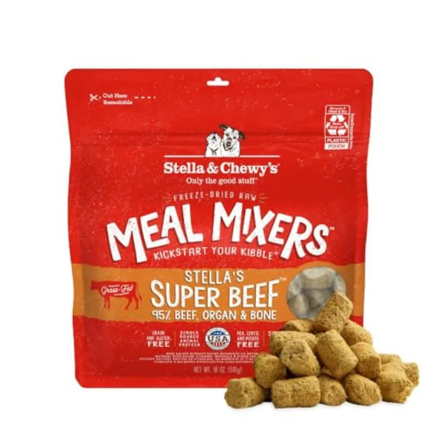 Freeze-Dried Raw Beef Meal Mixers | Premium Dog Food Topper