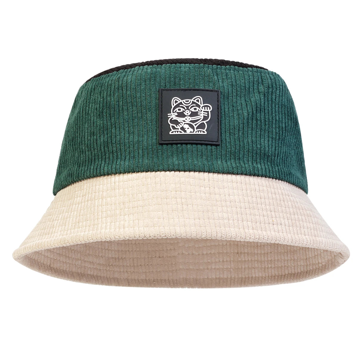 Unisex Cat Embroidery Bucket Hat | Trendy Fisherman Cap