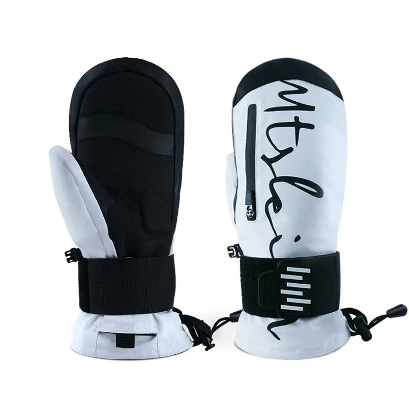 Waterproof Snowboard & Ski Gloves with Wrist Guards for Safety