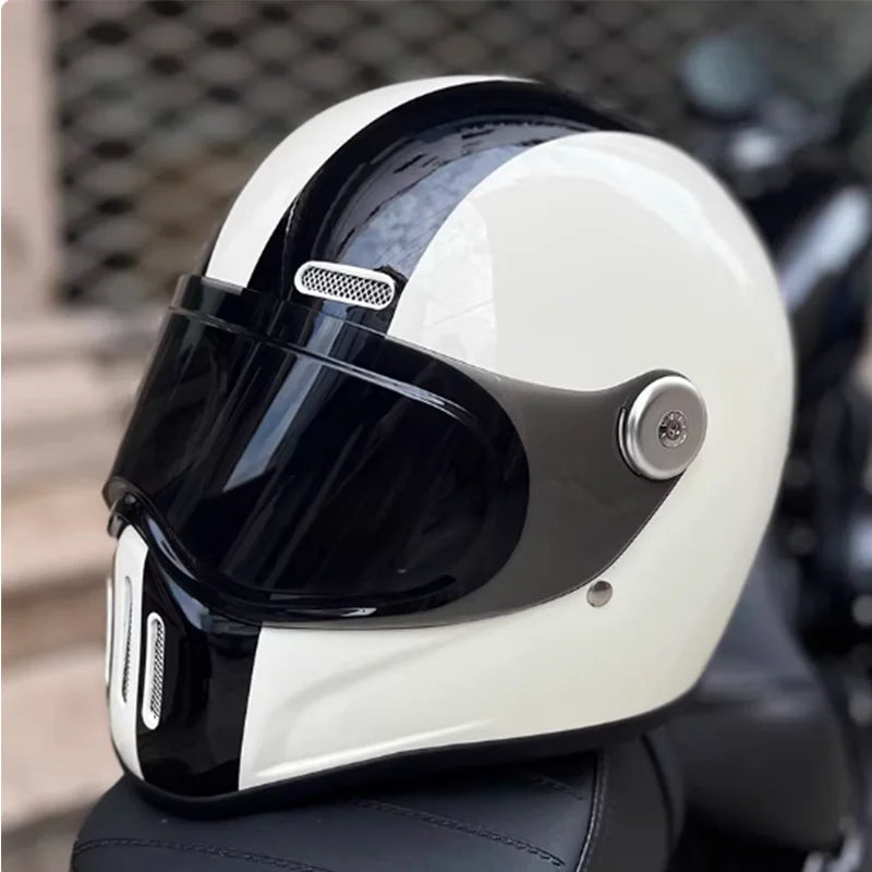 Dual Visor Full Face Motorcycle Helmet | ECE DOT Approved Design