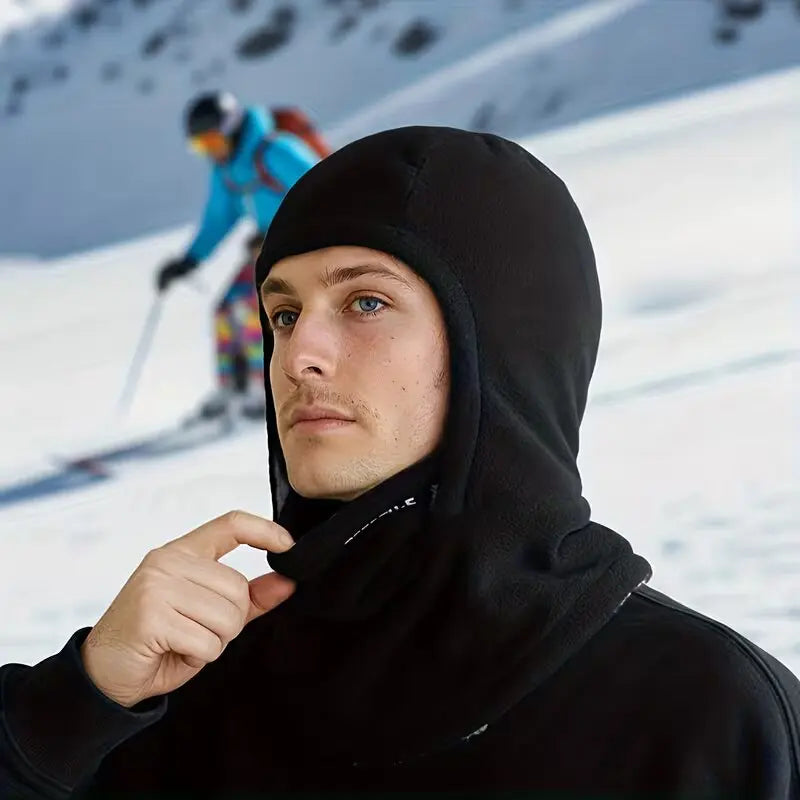 Unisex Fleece Balaclava Cycling Cap | Thick Warm Windproof Hood