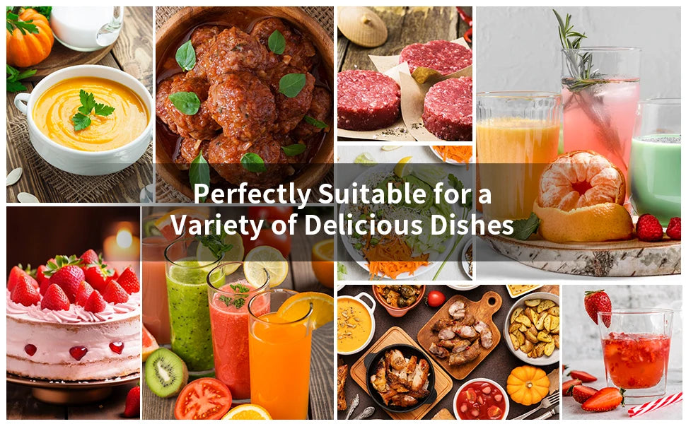 1000W Immersion Handheld Blender | Perfect for Smoothies & Soups