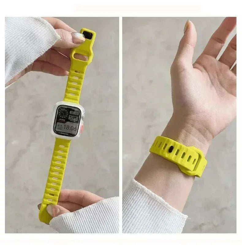 Silicone Case and Strap for Smart Watches | Comfortable & Durable