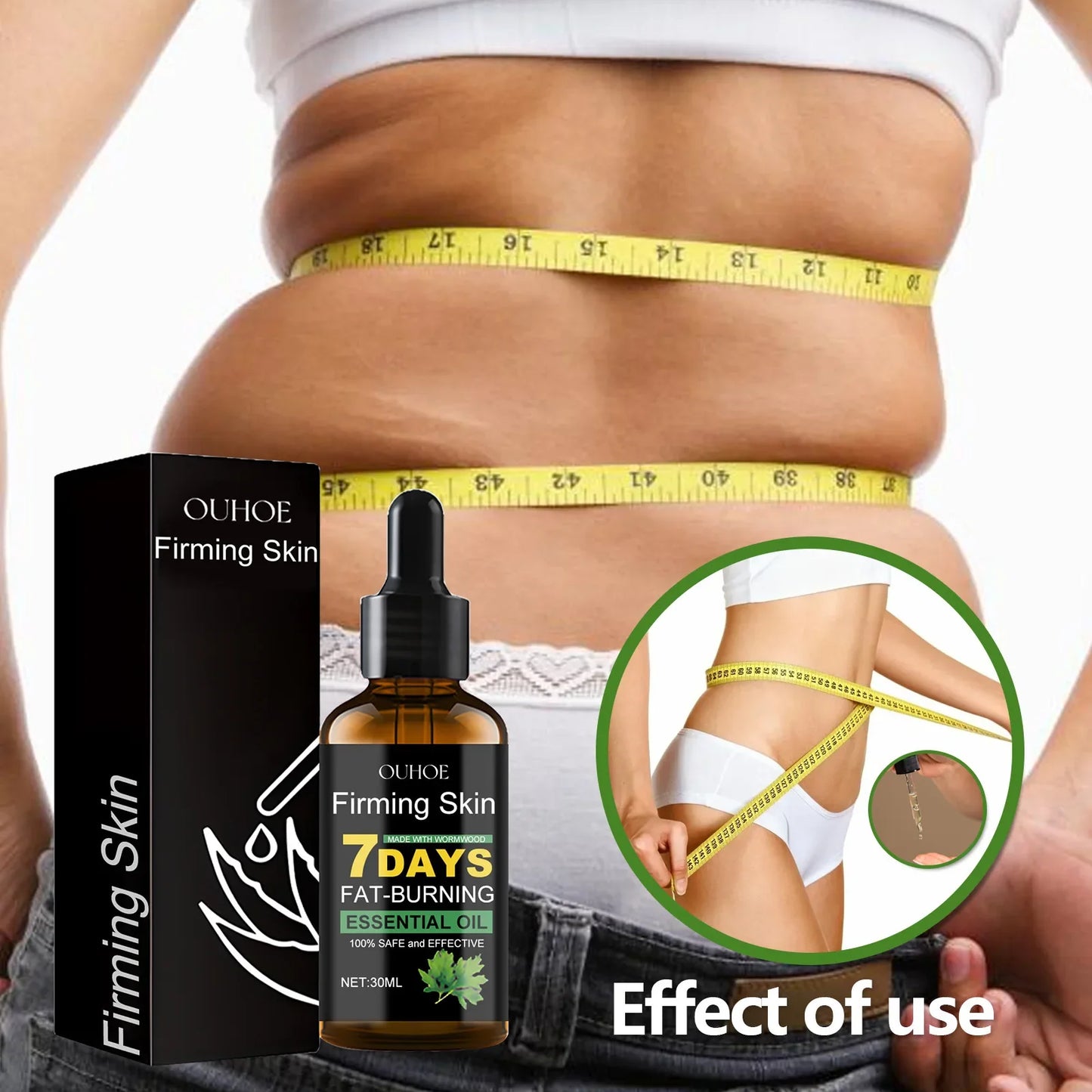Effective Belly and Leg Fat Burning Slimming Oil for Women