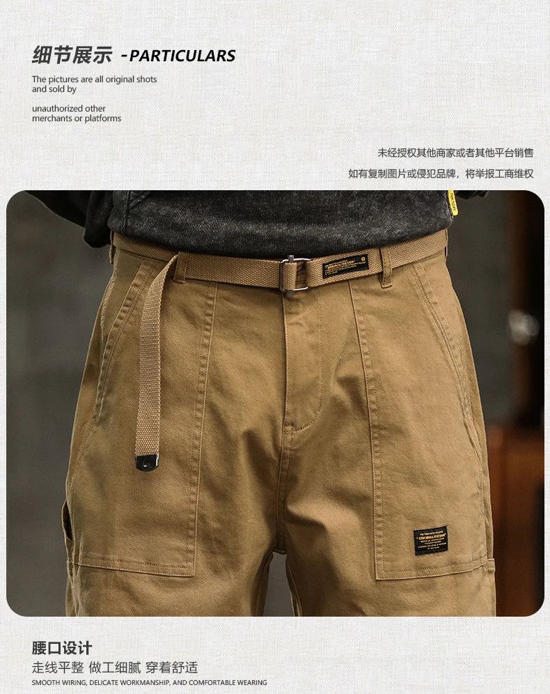 Men's Casual Cargo Pants | Comfortable Loose Fit Joggers