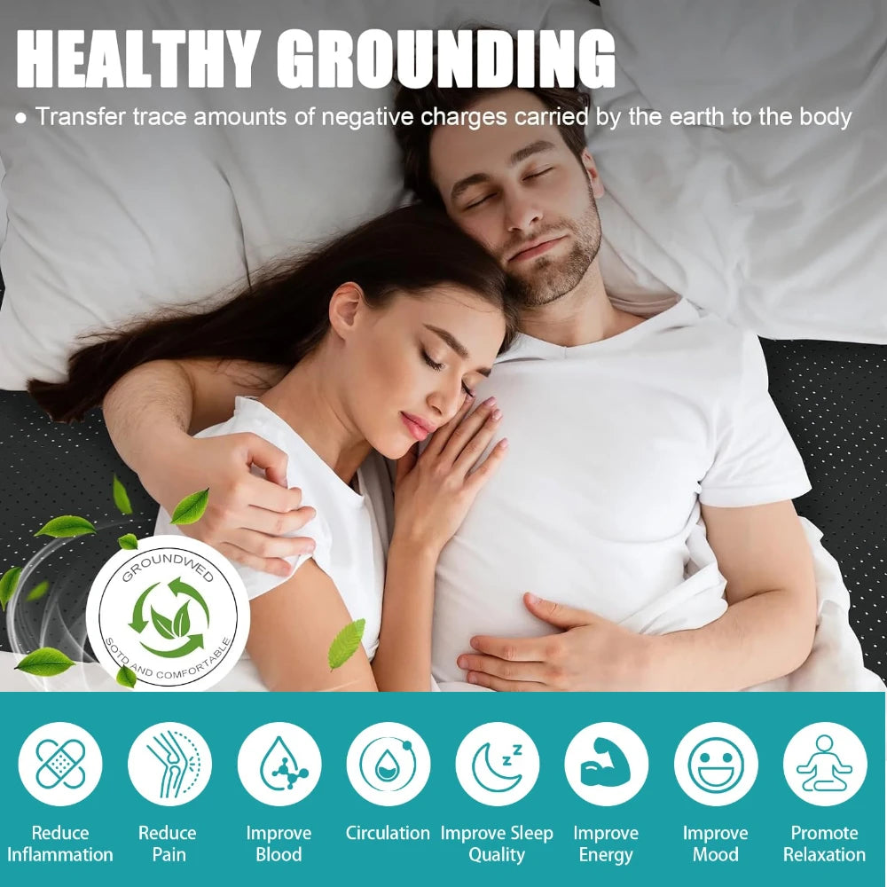 Grounding Leather Mattress Sleep Mat | Enhance Sleep & Reduce Stress