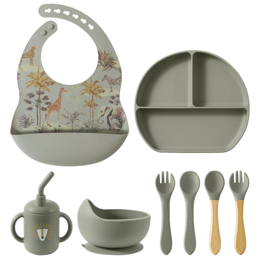 Silicone Baby Dinnerware Set | Safe & Fun Feeding Essentials