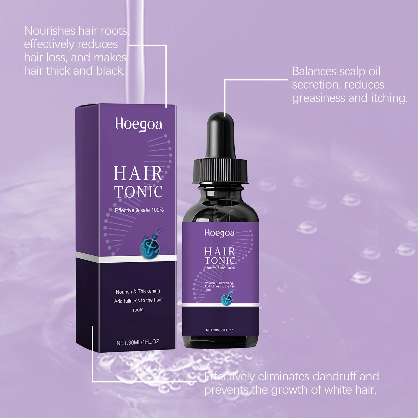Hair Growth Serum for Thicker, Fuller Hair | Nourishing Treatment