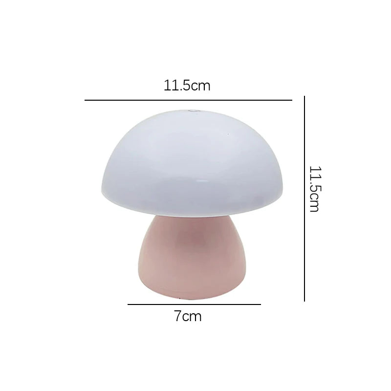 Lámpara de Mesa LED Seta | Luz Nocturna Táctil