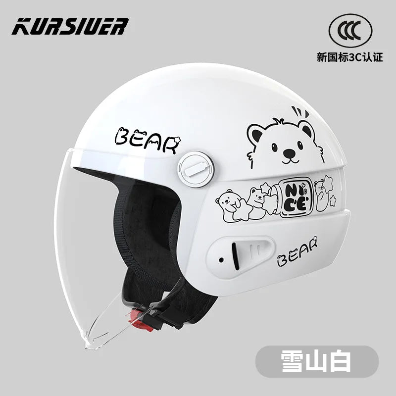 Casco Clásico Retro de Motocicleta Tipo Jet | Equipo de Seguridad Definitivo para Ciclistas