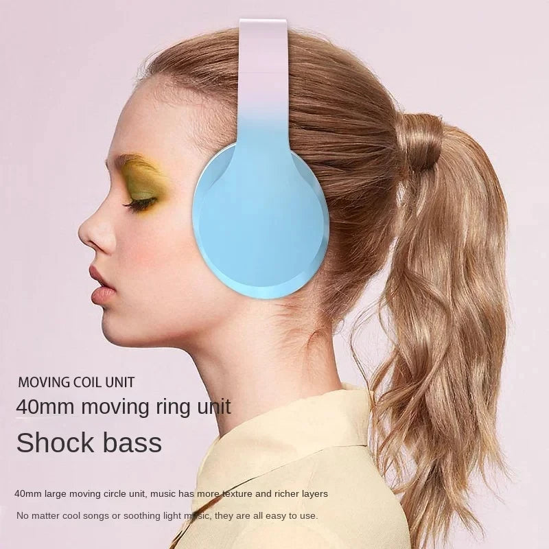 Wireless BT 5.1 Headphones | Stereo Sound Earphones for Gaming
