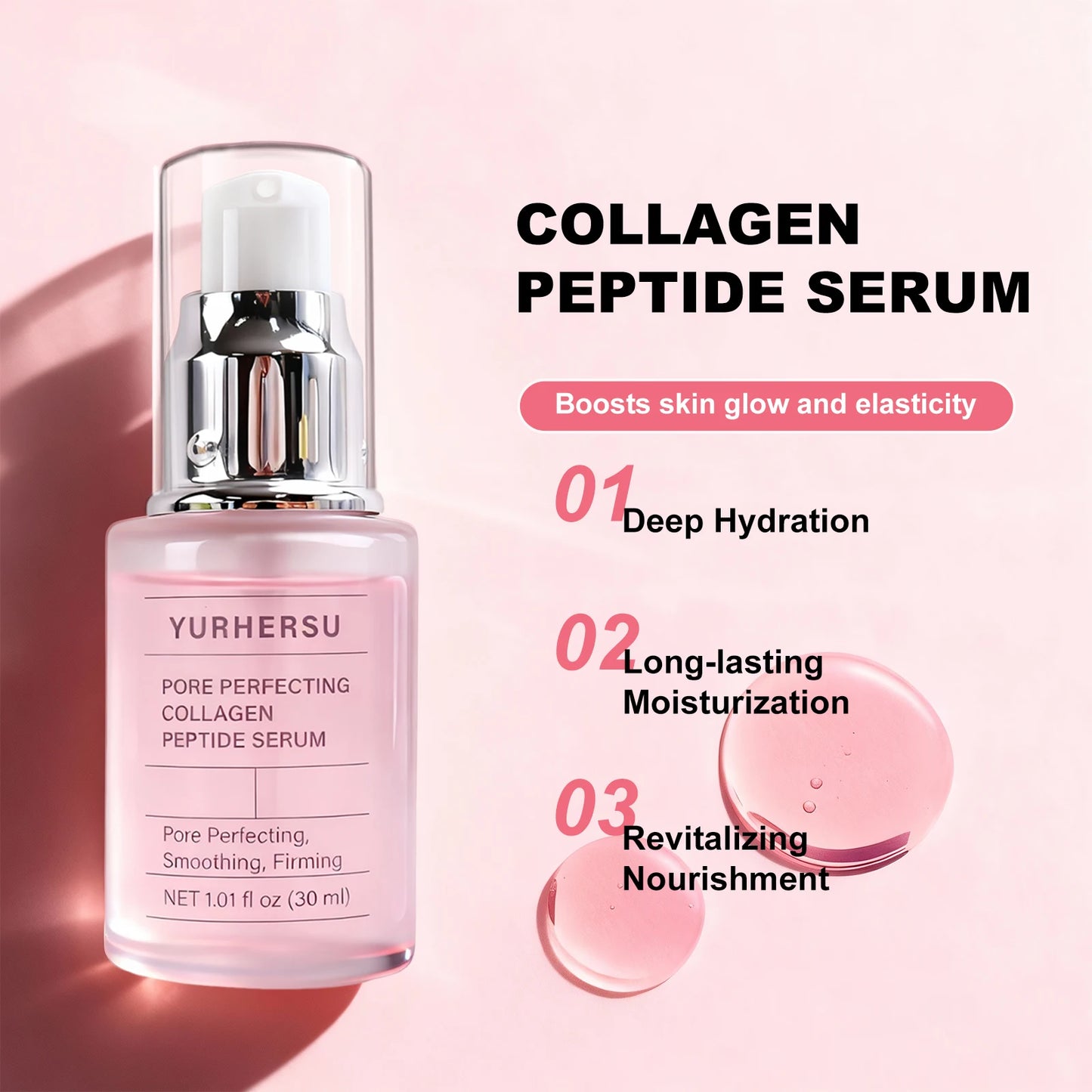 Collagen Peptides Face Serum | Anti-Aging & Firming Essence