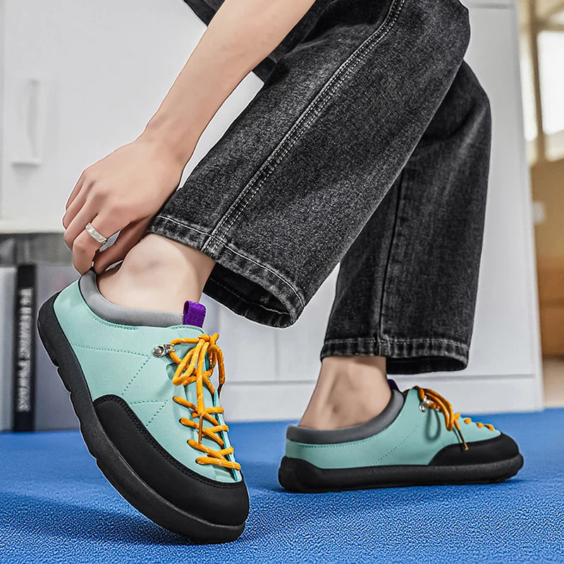 Men's Backless Slip-On Casual Sports Shoes | Comfortable & Stylish