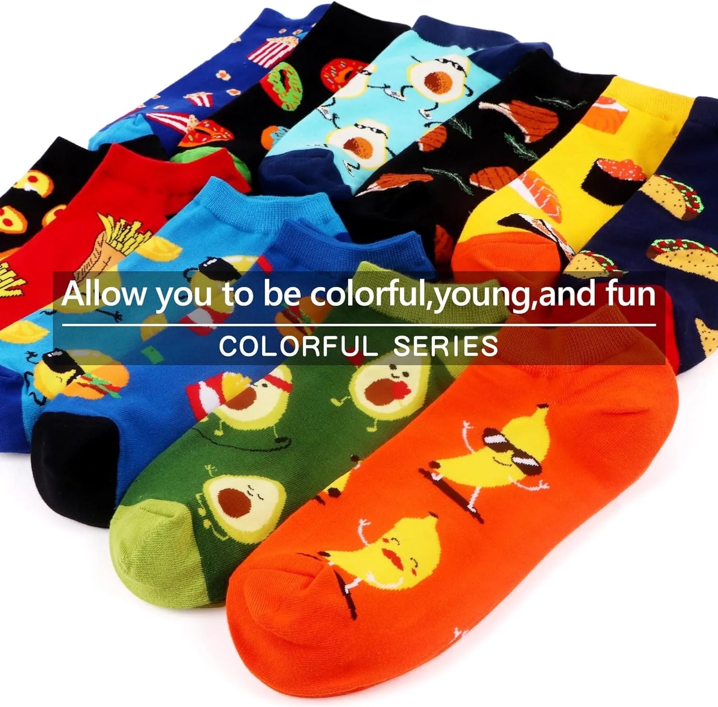 Colorful Casual Ankle Socks for All | Trendy Fun Styles