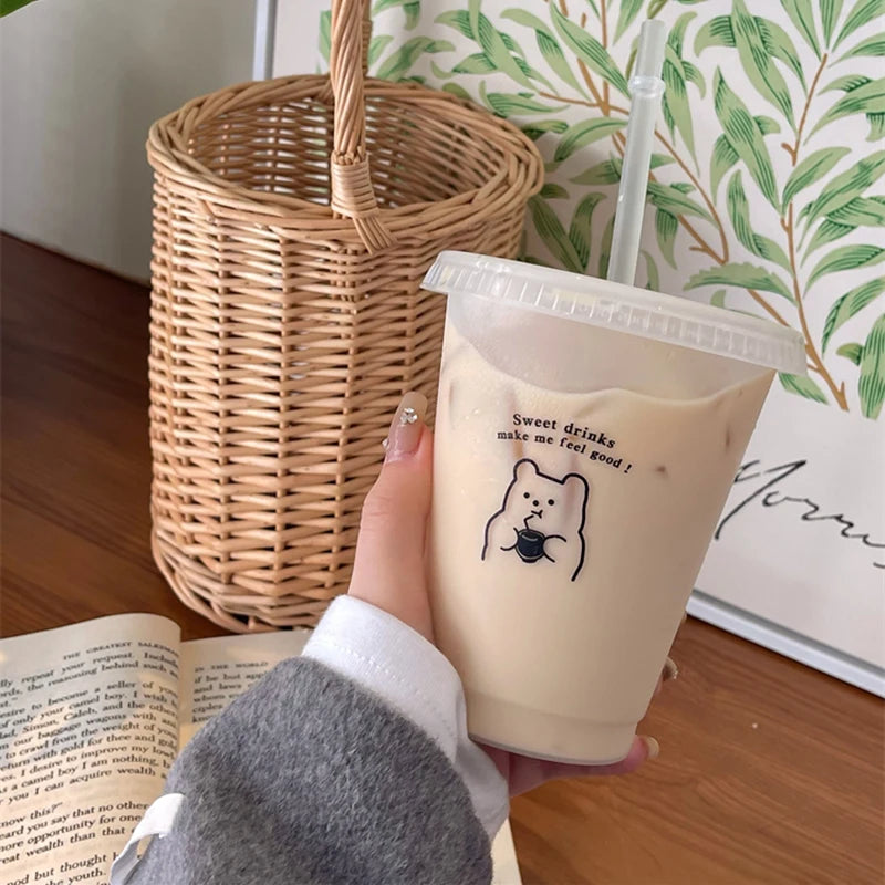 Kawaii Water Bottle | Cute BPA Free Tumbler with Straw