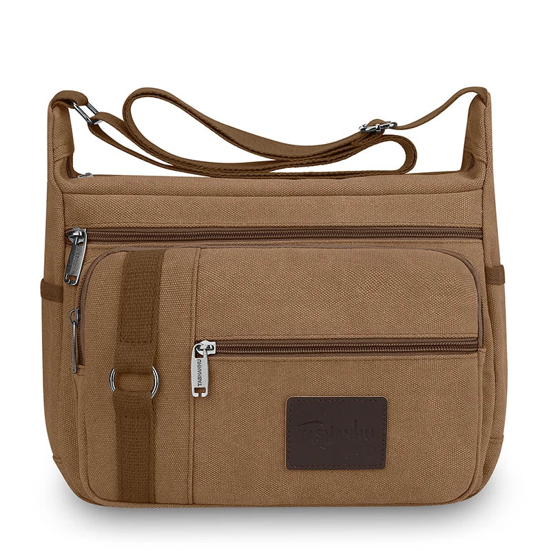 Men's Canvas Shoulder Bags | Stylish Crossbody Messenger Bags