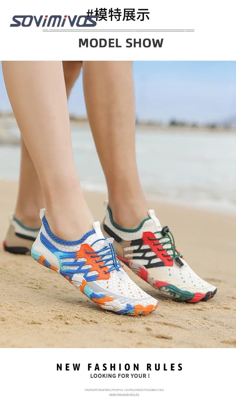 Men's Cross-Trainer | Barefoot & Minimalist Shoe | Zero Drop Sole | Wide Toe Box Women Upstream Swimming Shoes Beach Slippers