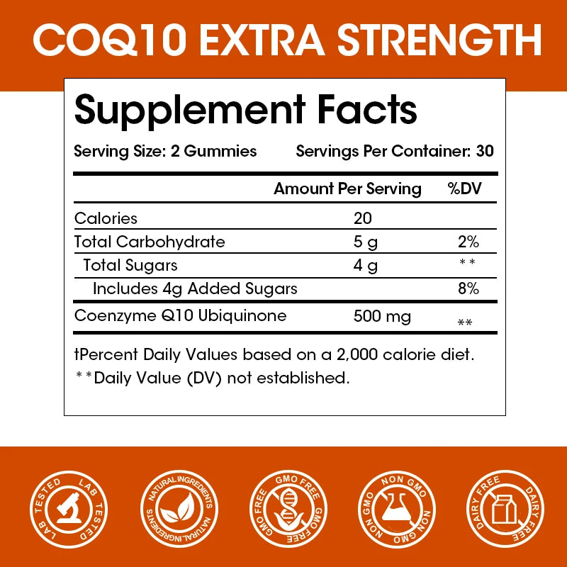 Heart Health Coenzyme Q10 Gummies | Antioxidant Support