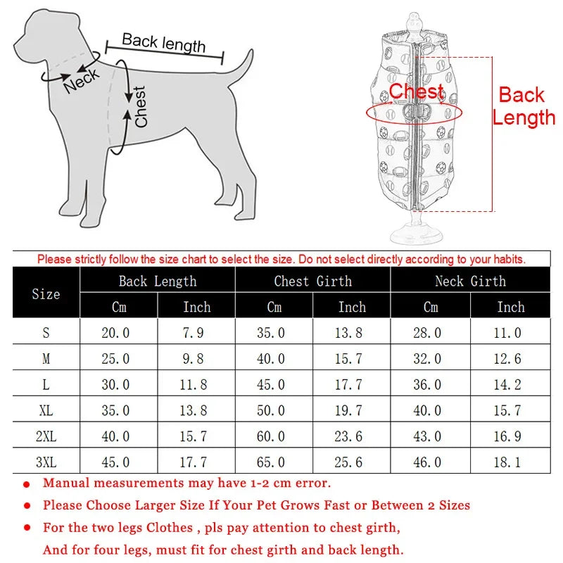 Chaleco abrigador impermeable para perros con estampado a cuadros | Elegante chaqueta de invierno para mascotas