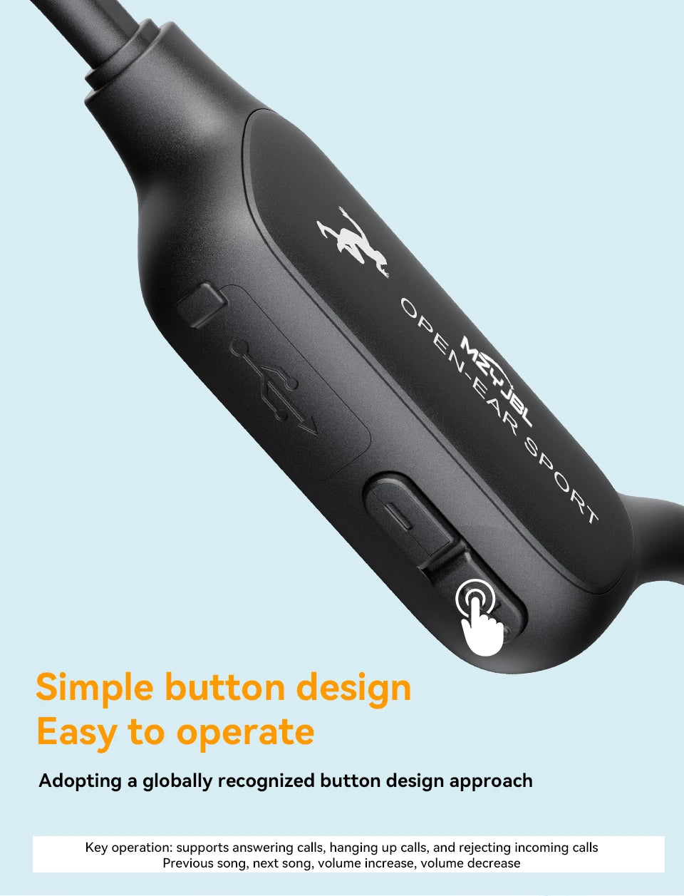 Wireless Bone Conduction Headphones | Bluetooth 5.4 Sport Headset