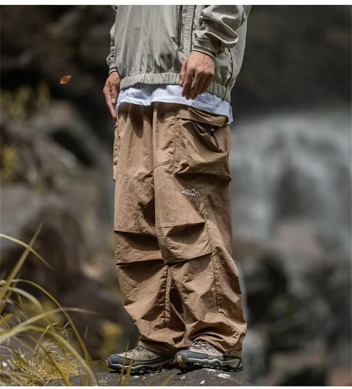 Men's Waterproof Hip Hop Cargo Pants | Stylish Casual Workwear