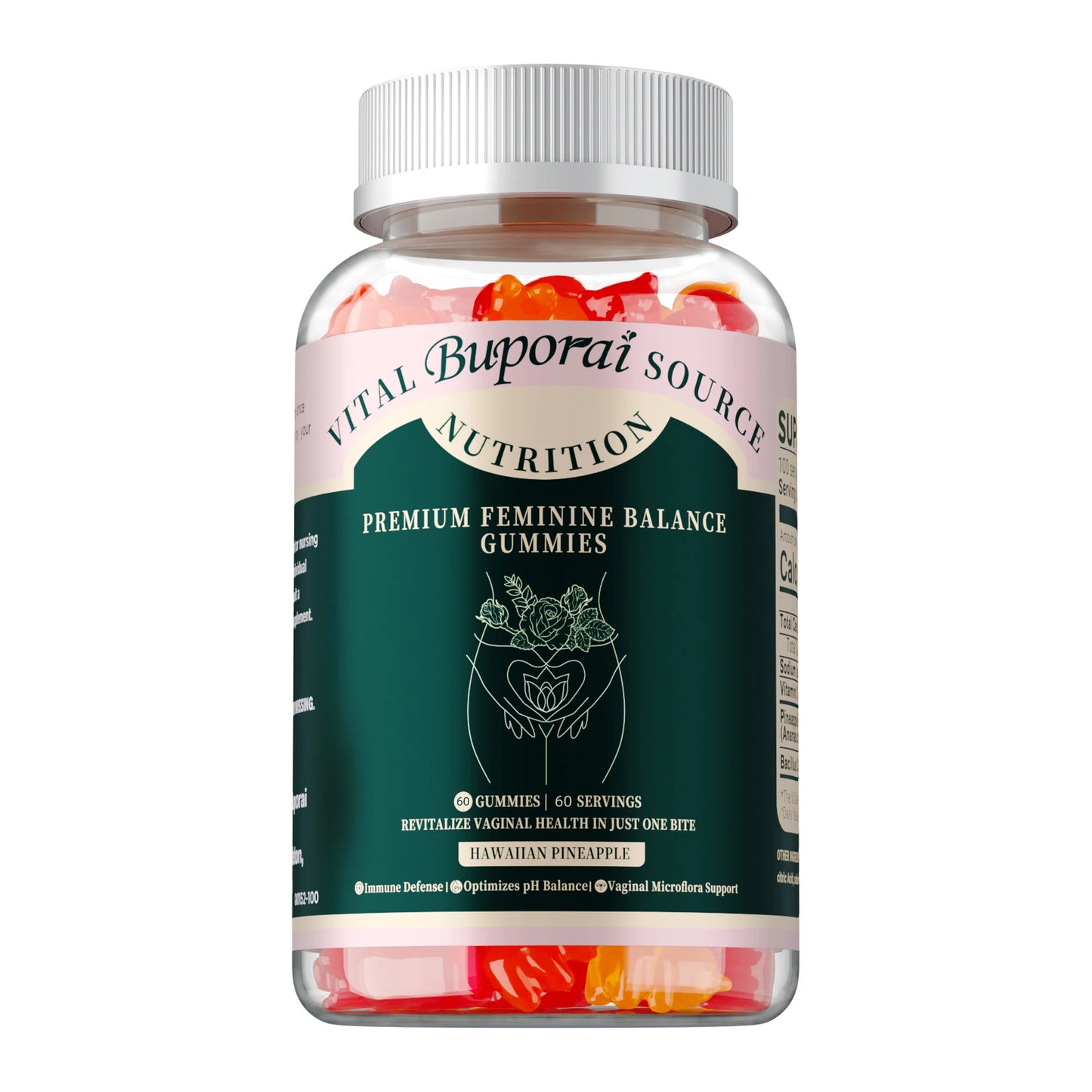 Premium Feminine Balance Gummies | Support Digestion and Immunity