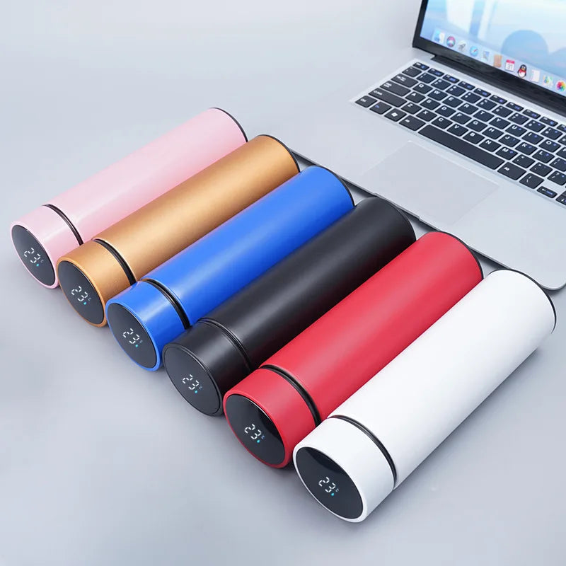 500ML Smart Insulated Water Bottle with Temperature Display