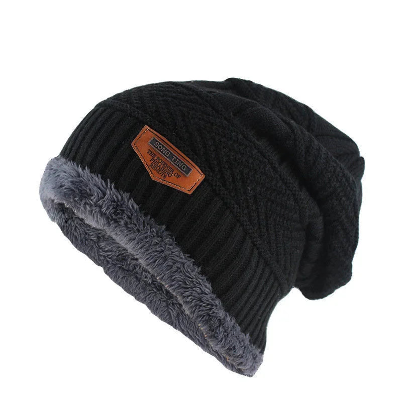 Unisex Thick Fur Lined Beanie Hat | Stylish Warm Winter Cap