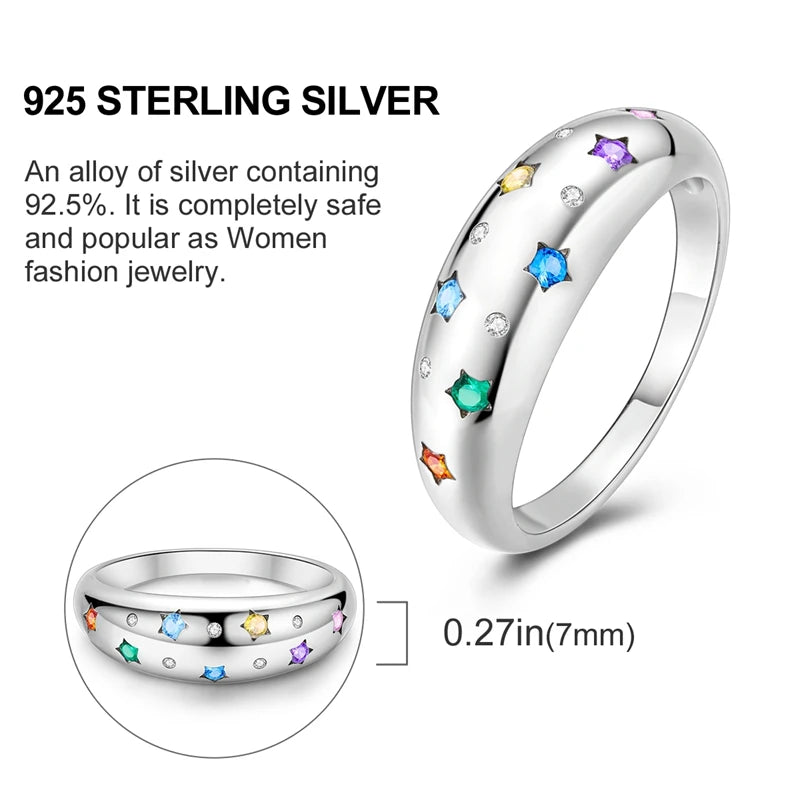 High-Quality 925 Sterling Silver Infinite Love Ring for Women