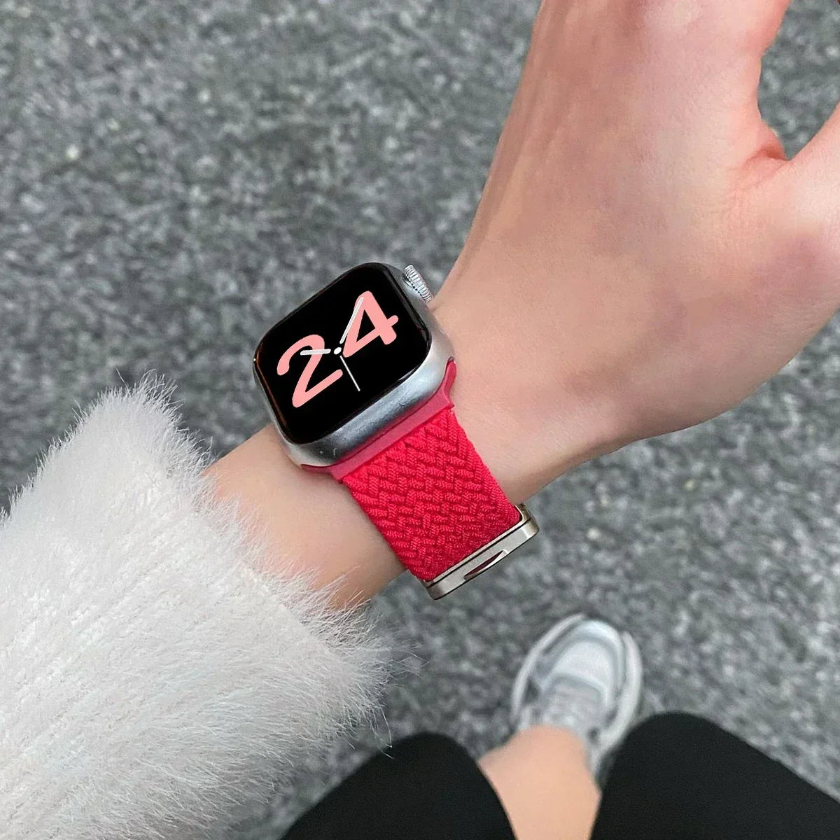 Braided Magnetic Nylon Band for Smartwatch | Comfortable Bracelet Strap