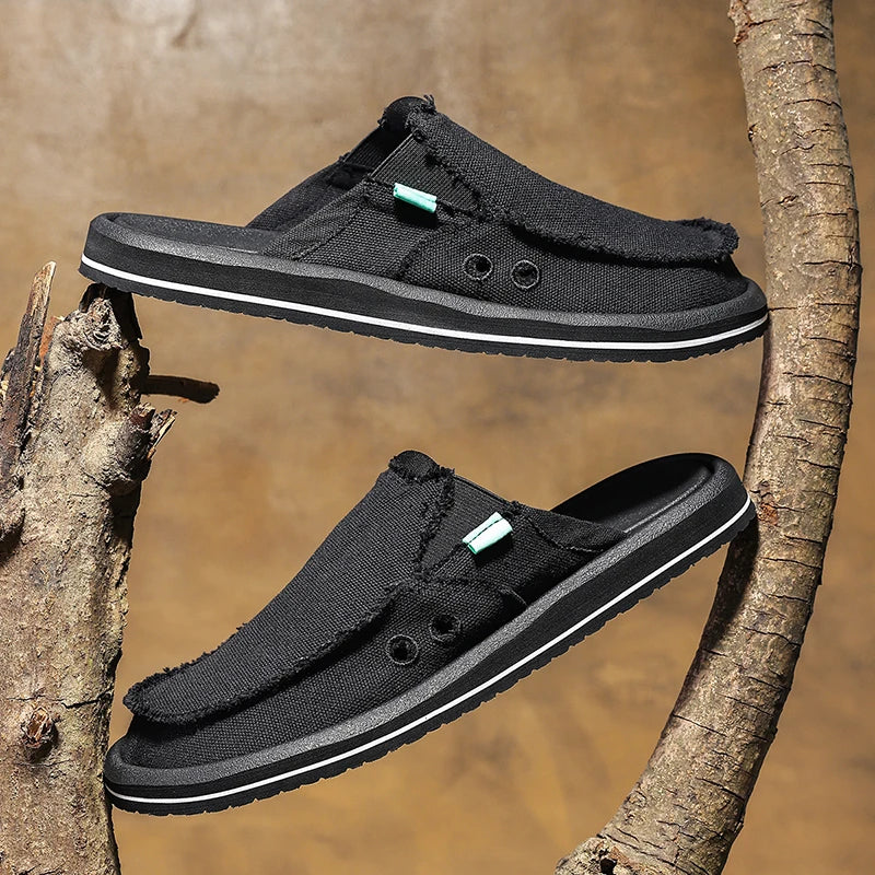 Men's Outdoor Summer Slippers | Breathable Slip-On Sandals