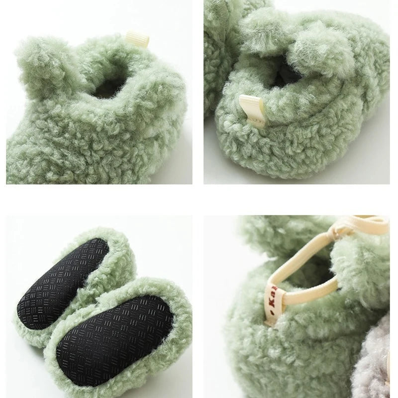 Warm Winter Baby Booties | Soft Anti-Slip Crib Shoes for Infants