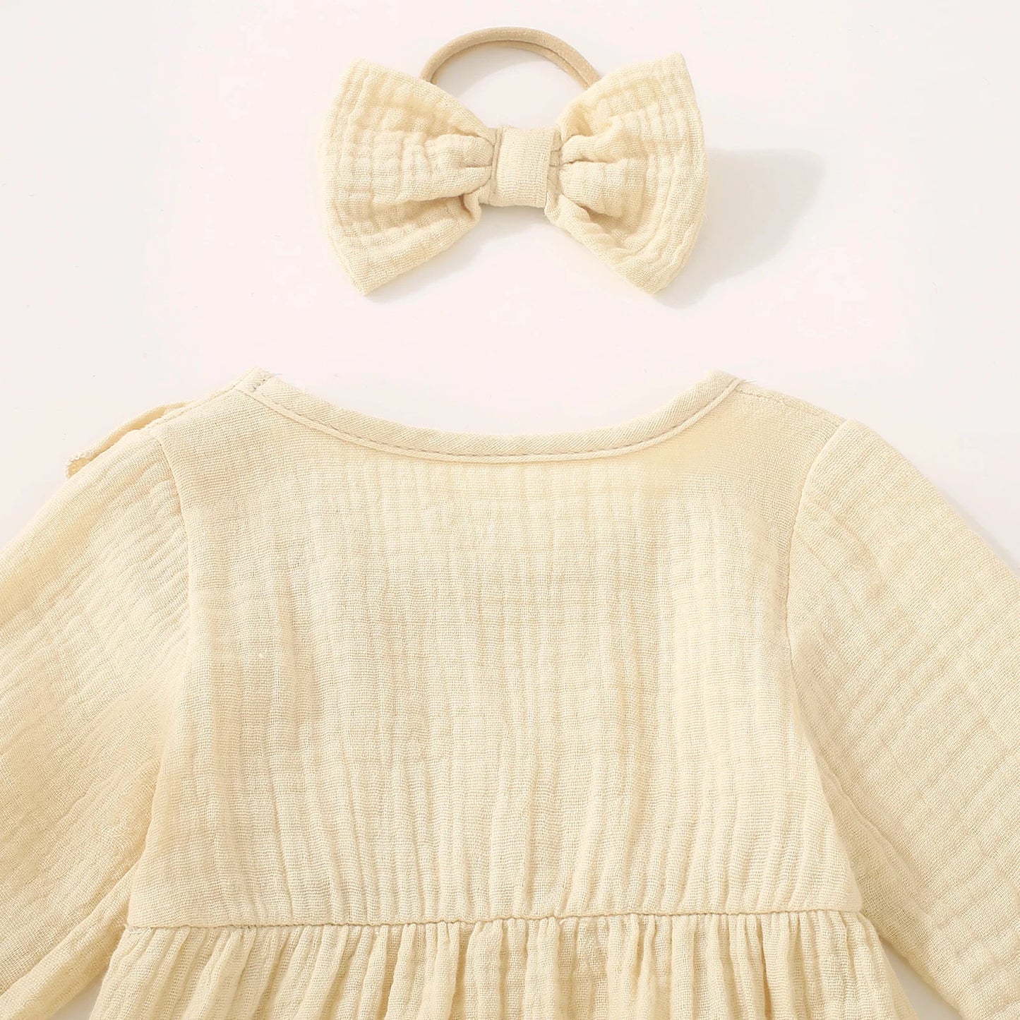 Neutral Baby Romper | Comfortable All-in-One Outfit for Infants