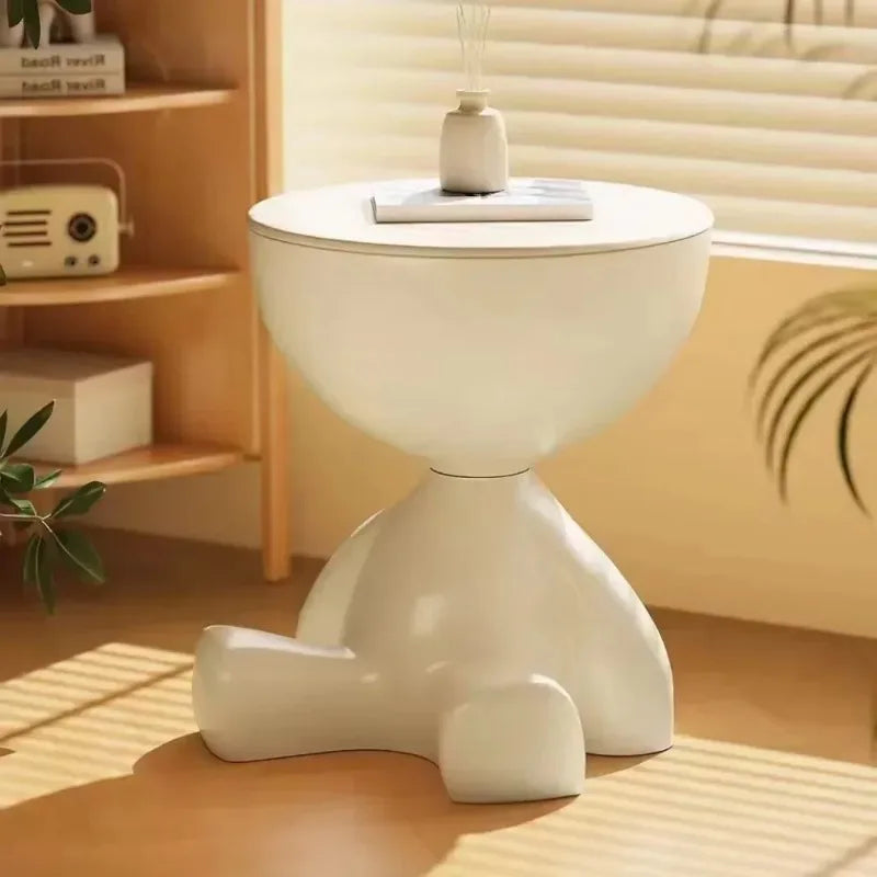 Versatile Round Cream Coffee Table | Stylish Home Decor Addition