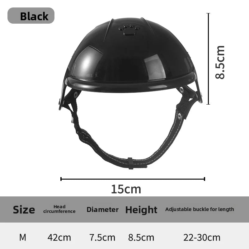 Pink Pet Helmet | Stylish Dog & Cat Motorcycle Accessory