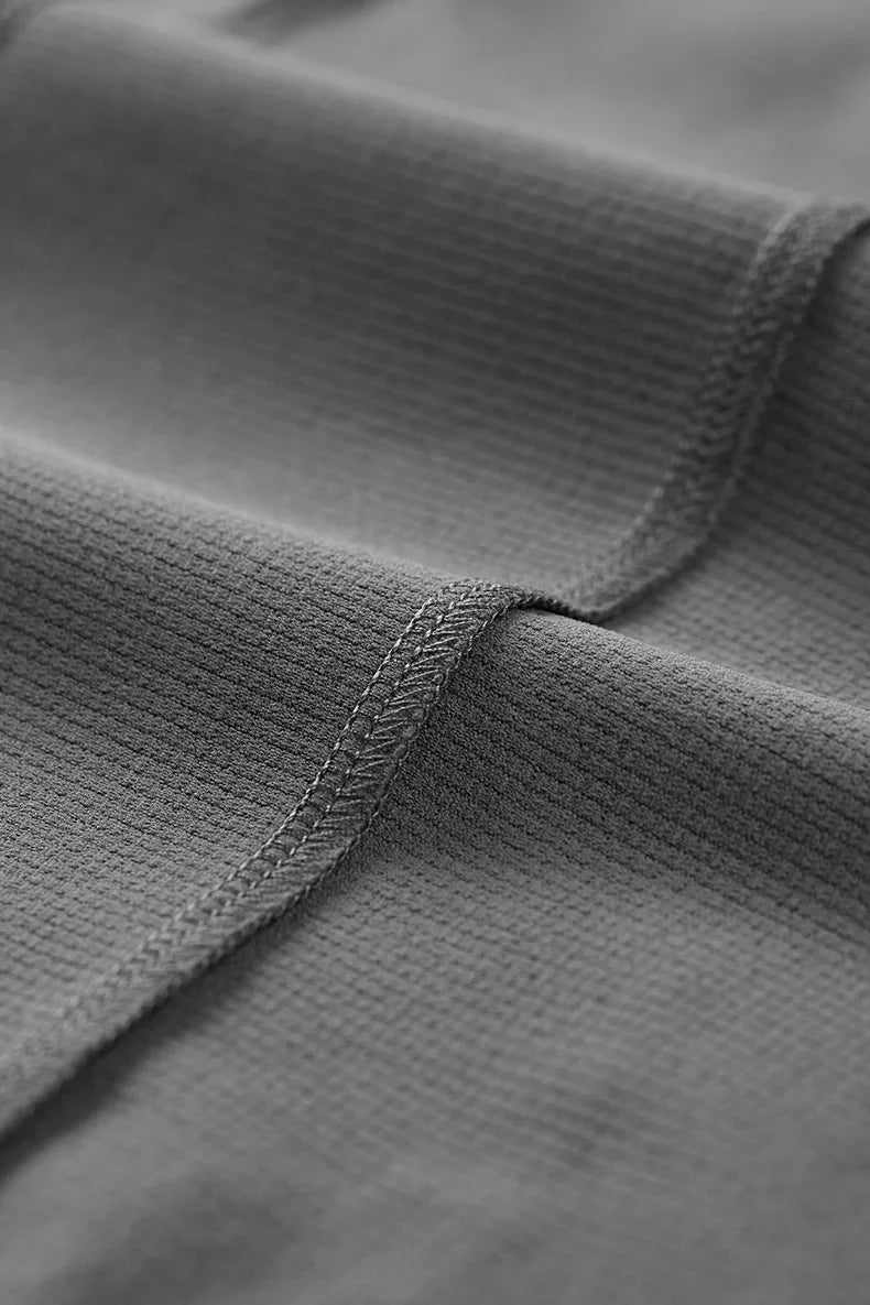 Men's Zip-up Long-sleeved Quick-dry Outdoor Base Layer Top